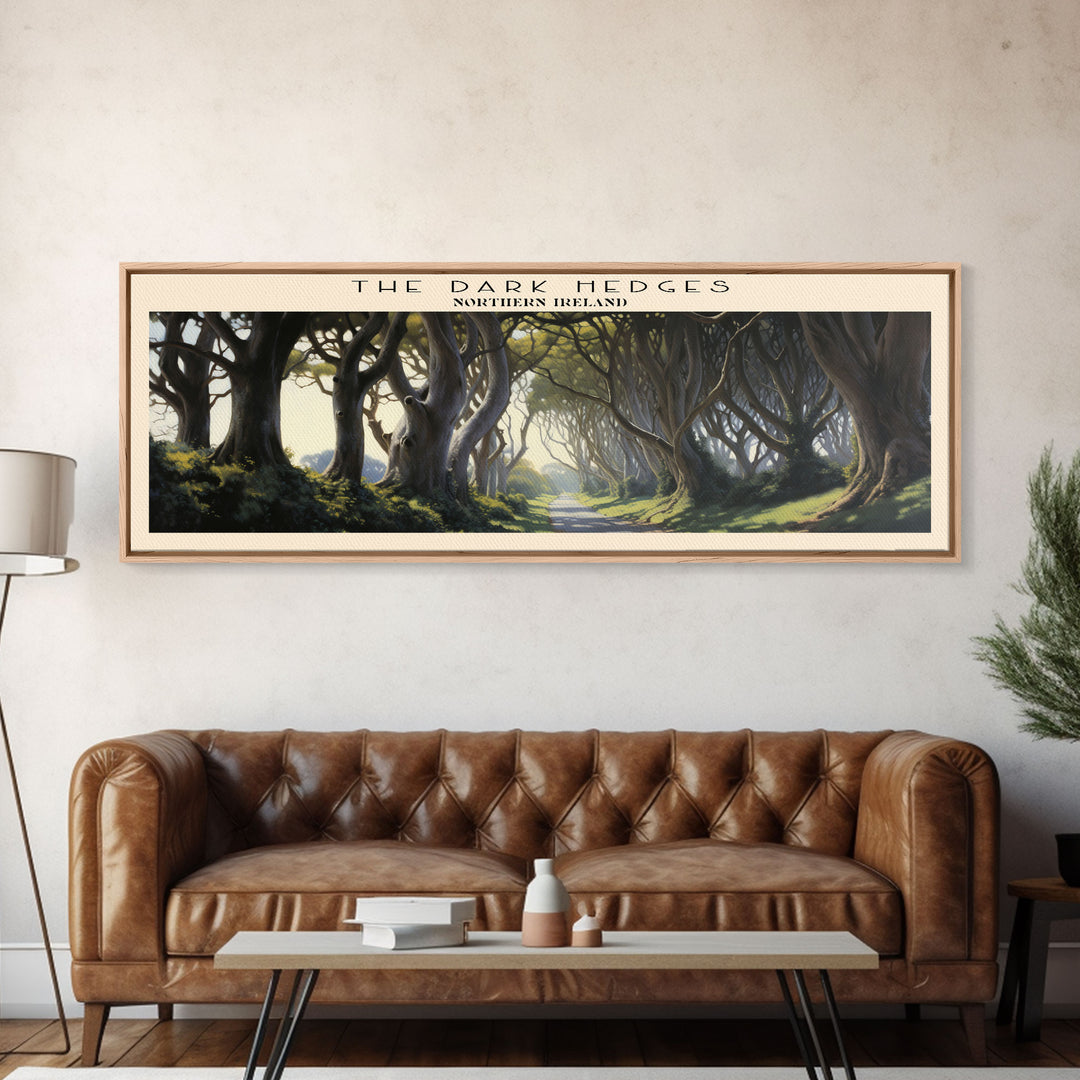 The Dark Hedges Wall Art Travel Poster Print, Gift For Travel Lover, Vacation Gift, COUNTRY Wall Art, Home Decor, Original Art