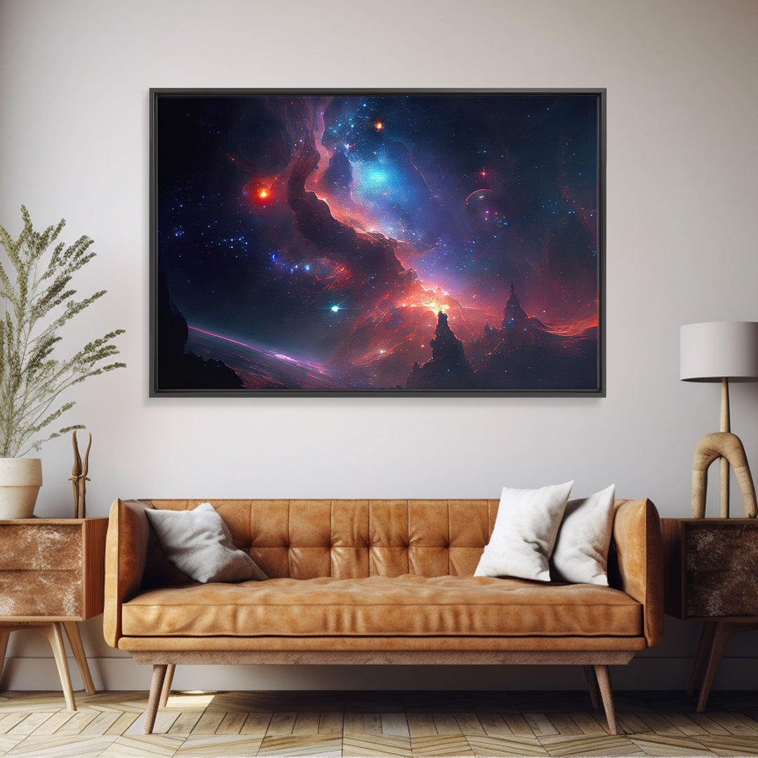 Galaxy Space Stars Universe Fine Art Print, Wall Art Print, Wall Poster, Wall Décor