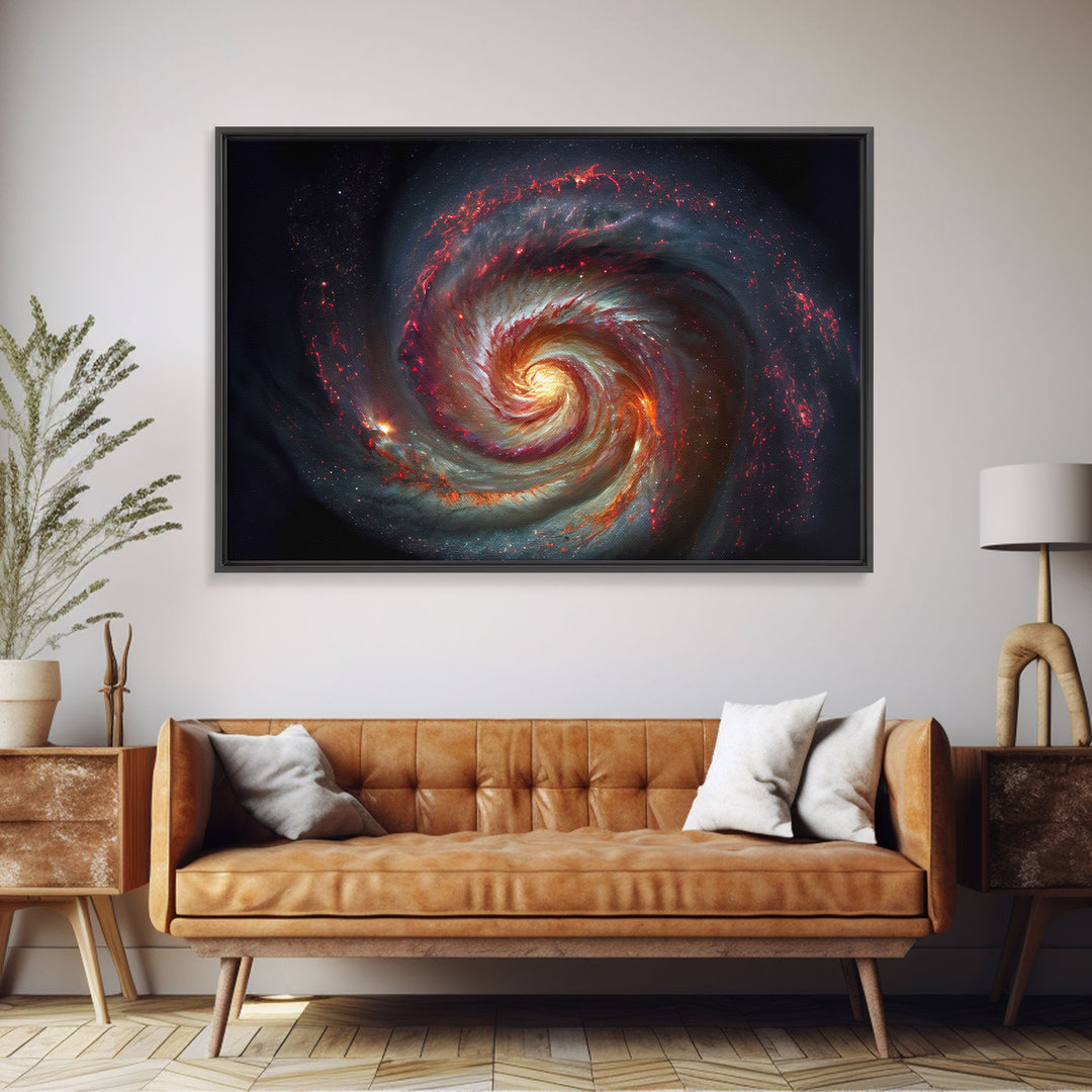 Nebula Supernova Space Swirl Of Stars Fine Art Print, Wall Art Print, Wall Poster, Wall Décor