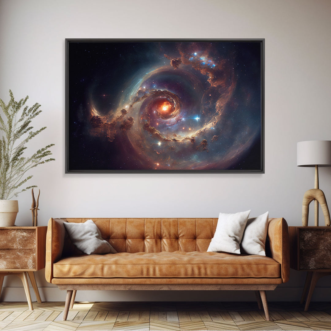 Galaxy Solar System Stars Swirl Space Fine Art Print, Wall Art Print, Wall Poster, Wall Décor