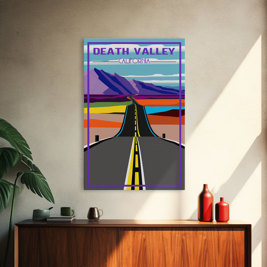 Death Valley, California Wall Art, America Travel Poster, Travel Wall Print, Travel Poster, Travel Wall Art, Canvas Wall Print