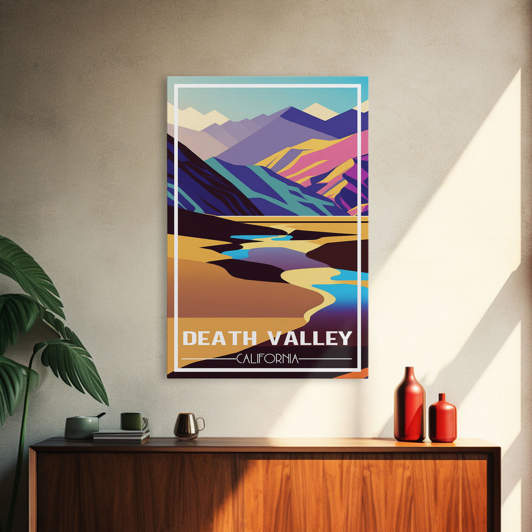 Death Valley, California Wall Art, America Travel Poster, Travel Wall Print, Travel Poster, Travel Wall Art, Canvas Wall Print