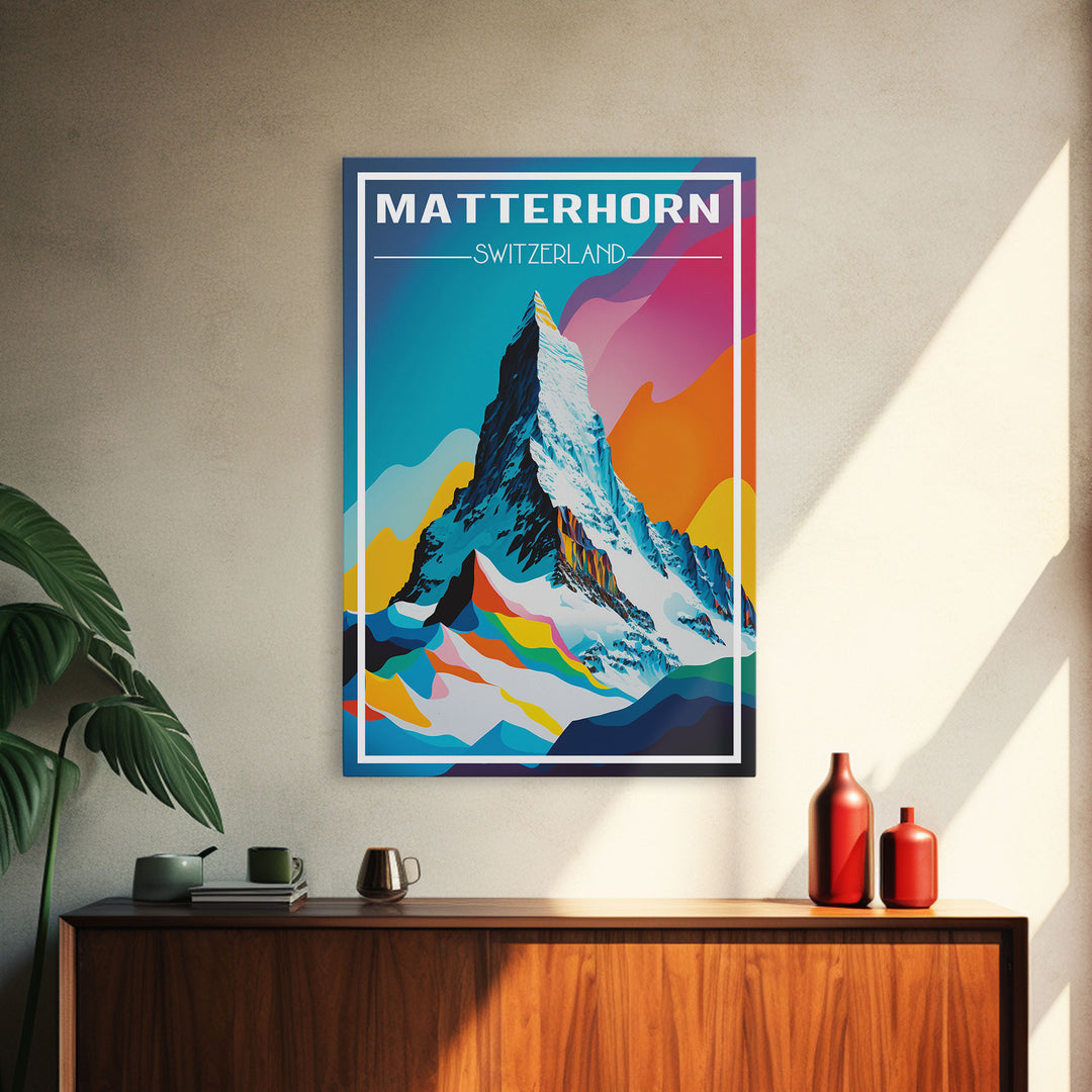 Matterhorn Wall Art, Switzerland Poster, Europe Wall Print, Mountain, Travel Wall Print, Travel Poster, Travel Wall Art, Canvas Wall Print