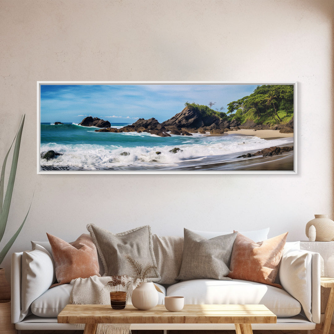 Panoramic of the Beaches of Costa Rica, Extra Large Wall Art, Panoramic Wall Art, Panoramic Print, Landscape Photography, Landscape Print