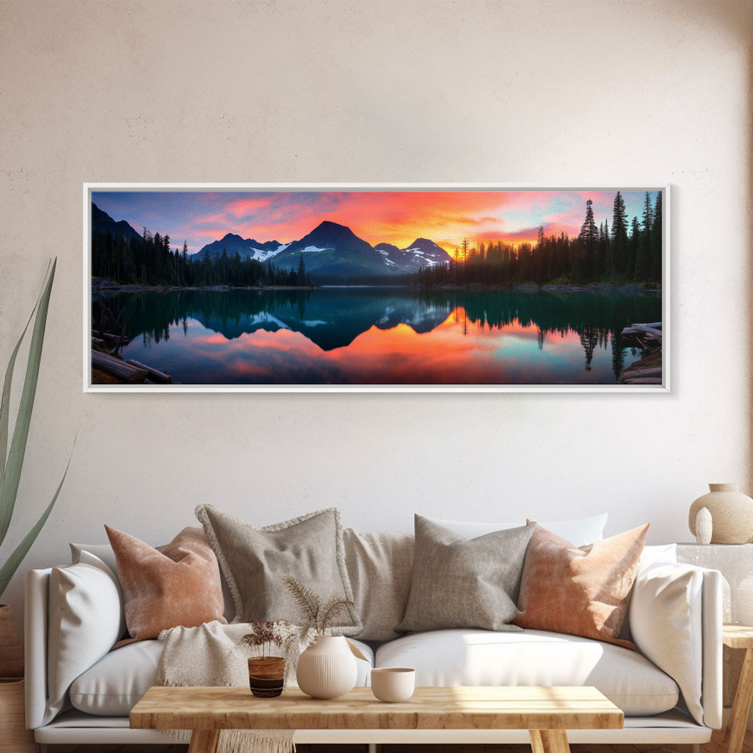 Panoramic Print of North Cascades National Park Extra Large Wall Art, Panoramic Wall Art, Panoramic Landscape Print, Landscape Photography