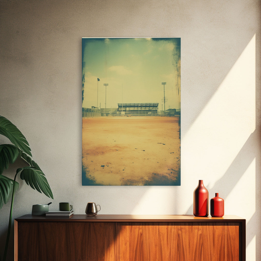 Baseball Wall Art, Baseball Coach Gift, Minimalist Art, Canvas Print, Wall Hanging, Portrait Art, Man Cave Wall Art, Game Room Decor