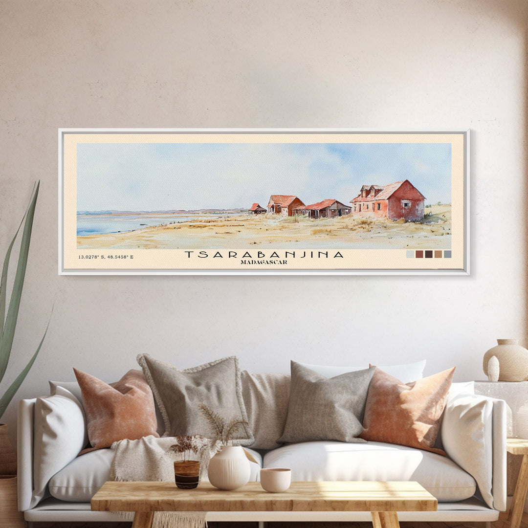 Tsarabanjina, Madagascar Watercolor Print, Vacation Gift, Madagascar Wall Art, Vacation Wall Art, Vacatation Memories, Beach Decor, Beach Or Lakehouse Art