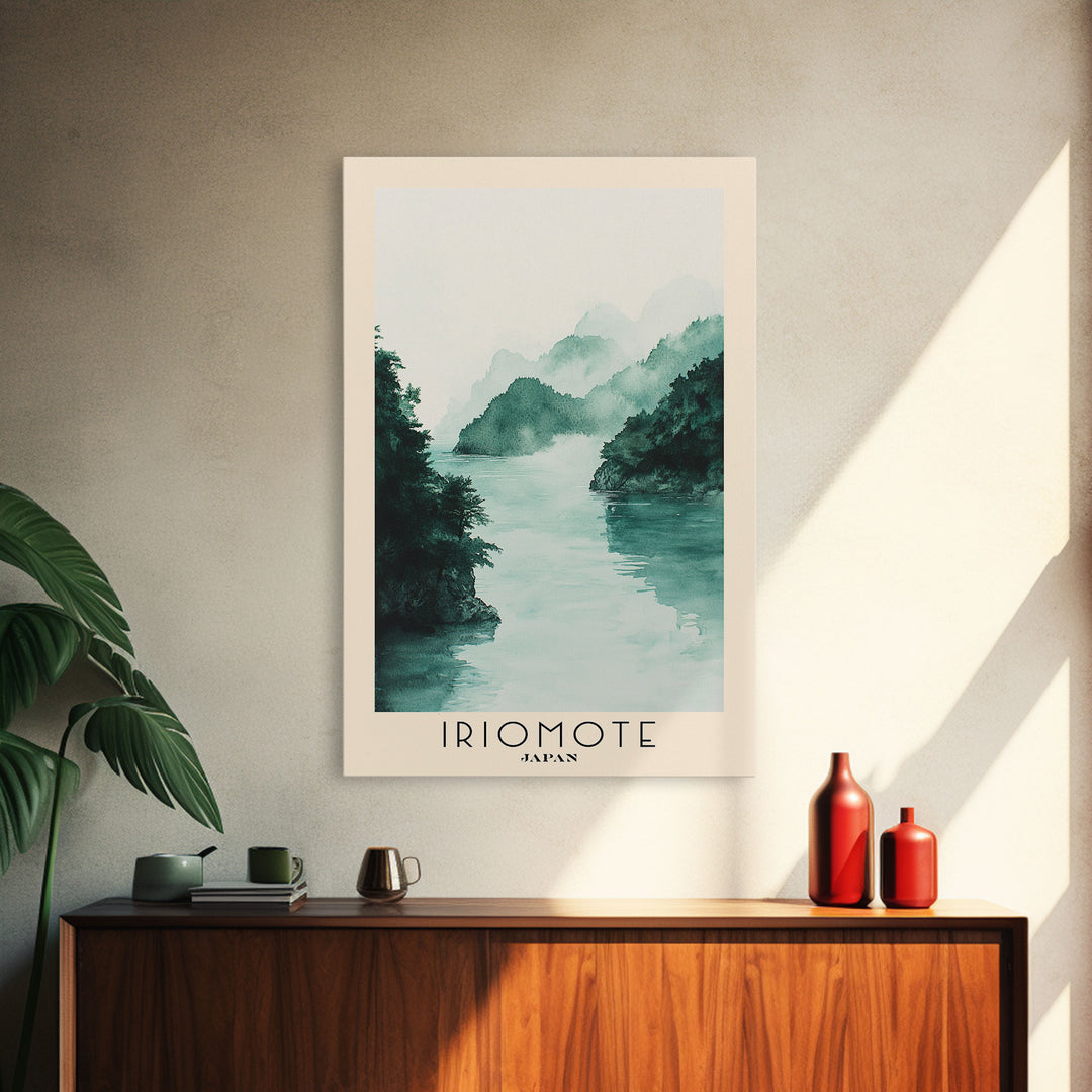 Iriomote, Japan Watercolor Print, Vacation Gift, Japan Wall Art, Vacation Wall Art, Vacatation Memories, Beach Decor, Beach Or Lakehouse Art