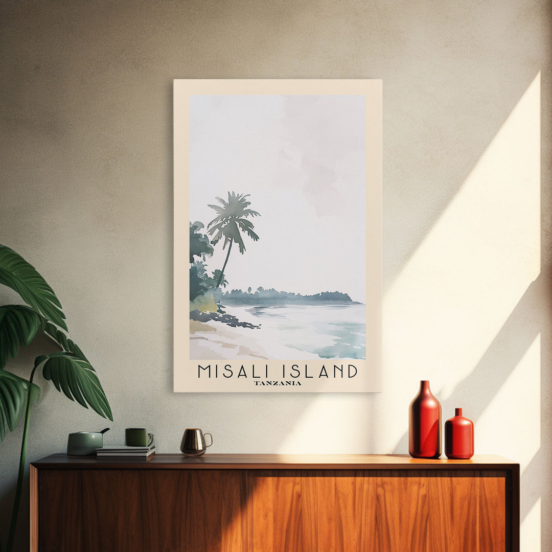 Misali Island, Tanzania Watercolor Print, Vacation Gift, Tanzania Wall Art, Vacation Wall Art, Vacatation Memories, Beach Decor, Beach Or Lakehouse Art