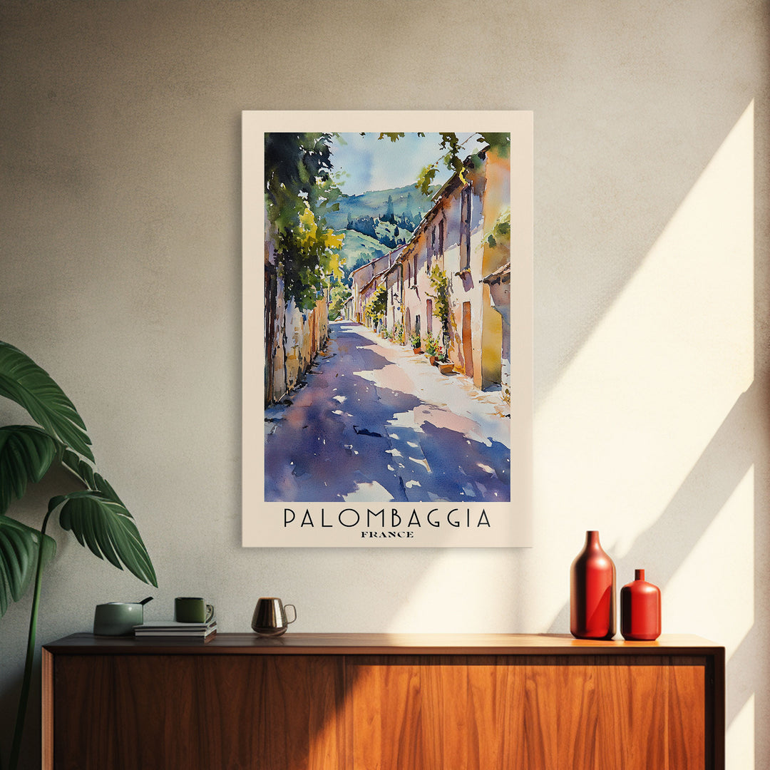 Palombaggia, France Watercolor Print, Vacation Gift, France Wall Art, Beach Painting, Beach Decor, Beach Or Lakehouse Art