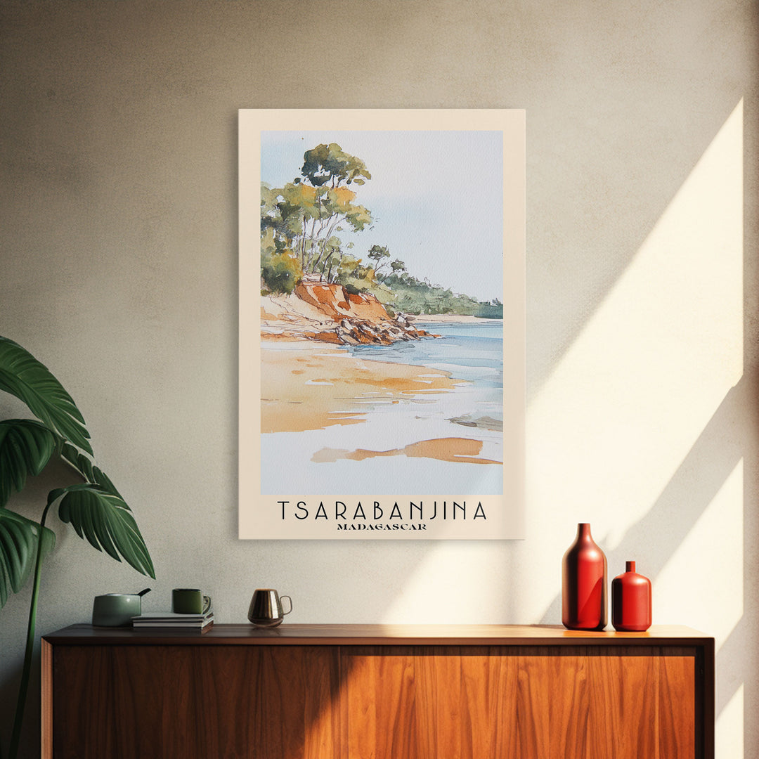 Tsarabanjina, Madagascar Watercolor Print, Vacation Gift, Madagascar Wall Art, Vacation Wall Art, Vacatation Memories, Beach Decor, Beach Or Lakehouse Art