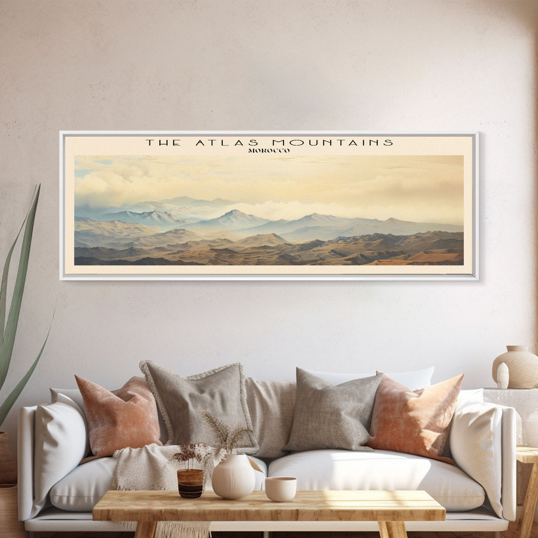 The Atlas Mountains Wall Art Travel Poster Print, Gift For Travel Lover, Vacation Gift, COUNTRY Wall Art, Home Decor, Original Art