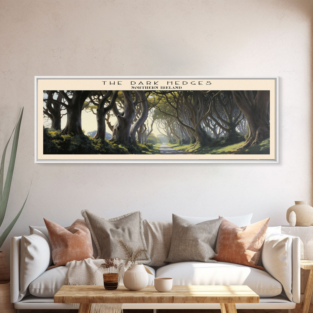 The Dark Hedges Wall Art Travel Poster Print, Gift For Travel Lover, Vacation Gift, COUNTRY Wall Art, Home Decor, Original Art