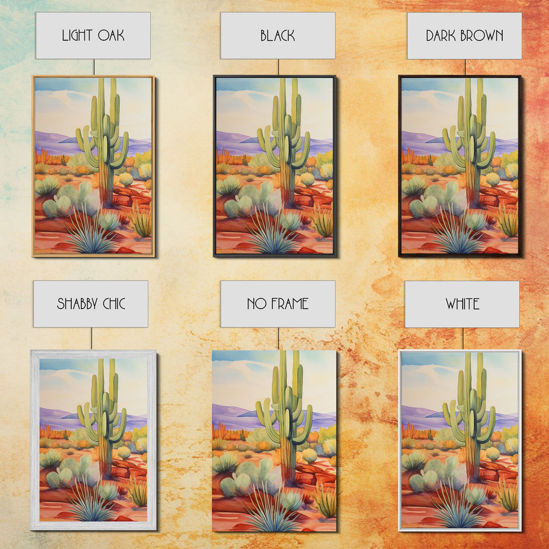 Southwestern Desert Landscape 3 Piece Canvas Prints, Painting, Minimalist Art, Decor, Wall Decor, Wallpaper, Midcentury Modern Western Decor