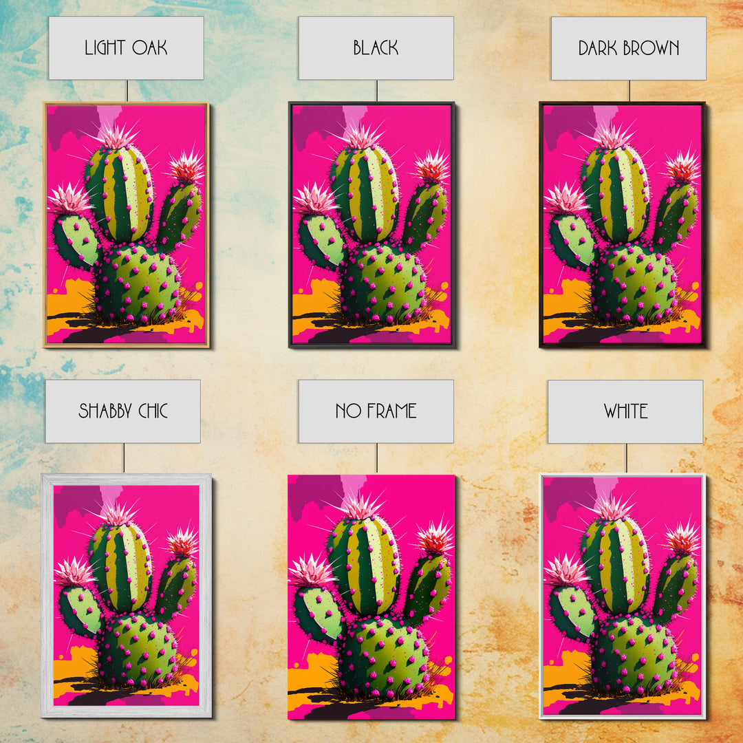 Cactus Print - Cactus Wall Art - Cactus Decor - Modern Desert Print - Southwestern Decor - Cactus Decor -  Bright Wall Art - Pop Art Style