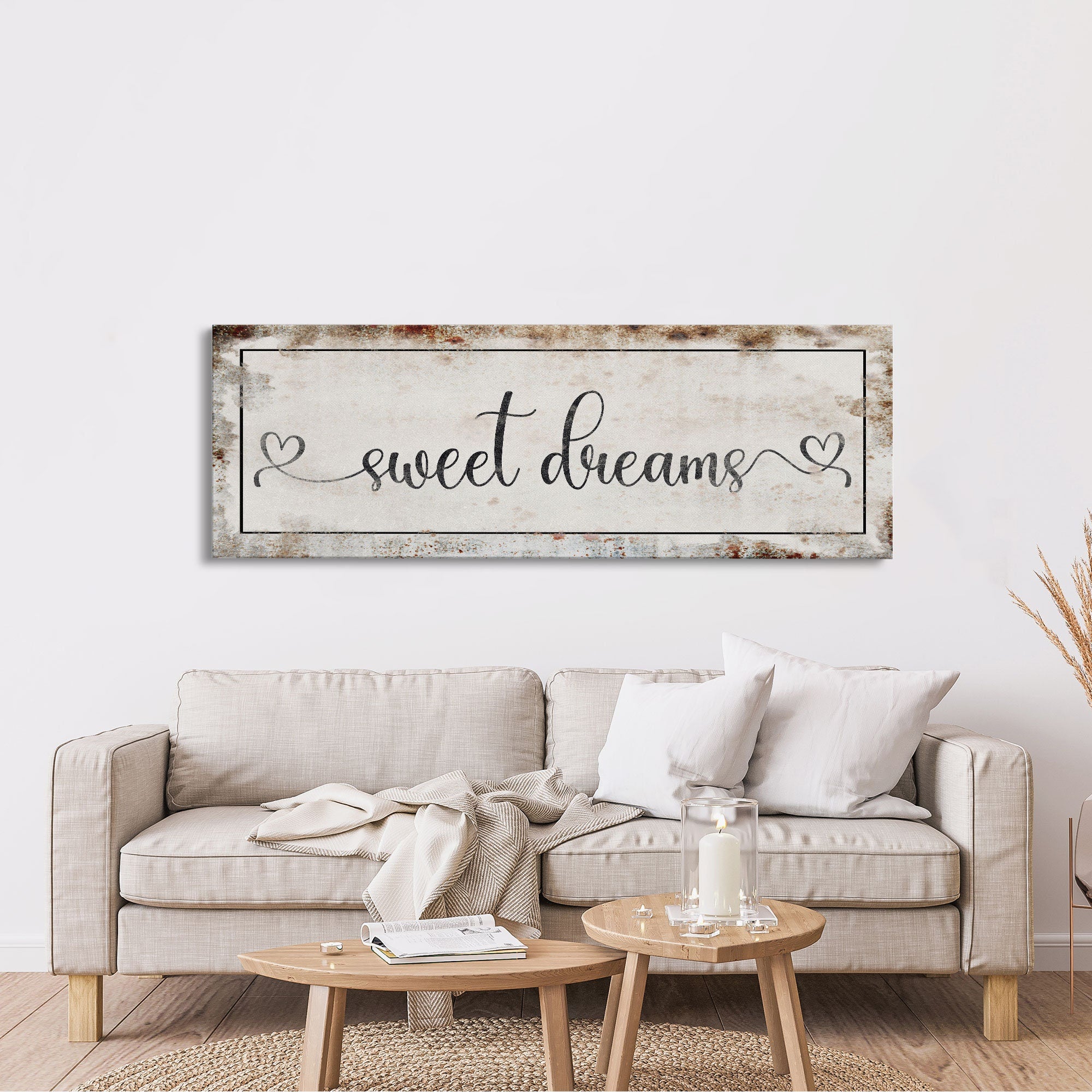 Master Bedroom Sign, Sweet Dreams Canvas Sign, Bedroom Wall Decor, Sign For Bedroom, distressed Canvas Sign, Sign Above Bed, guest room